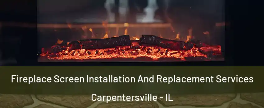  Fireplace Screen Installation And Replacement Services Carpentersville - IL