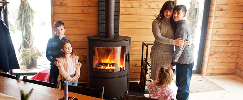 Morso Cast Iron Fireplace Insert Installation in Carpentersville, Illinois
