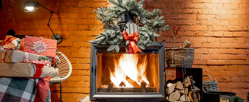 Travis Industries Linear Gas Fireplace Installation in Carpentersville, Illinois