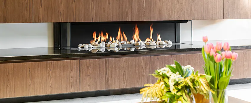 Double-height Fireplace Design Refurbishment in Carpentersville, Illinois