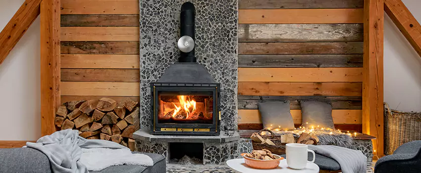 Thelin Hearth Products Direct Vent Gas Stove Fireplace Inspection in Carpentersville, Illinois
